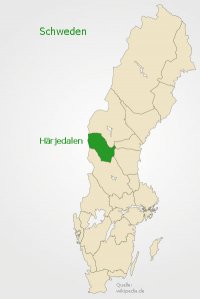 Schweden - eine Übersichtskarte